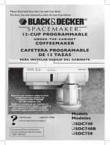 Black & Decker Spacemaker SDC750 Manual de usuario