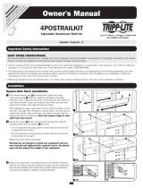 Tripp-Lite 4POSTRAILKIT El manual del propietario