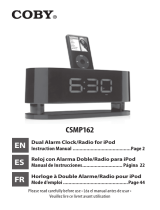 Coby CSMP162 - AM/FM Dual Alarm Clock/Radio Manual de usuario