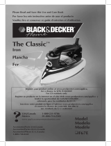 BLACK DECKER The Classic Iron Manual de usuario