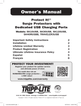 Tripp Lite Wall-Mount Surge Protectors El manual del propietario