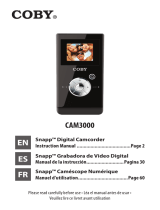 COBY electronic CAM3000 Manual de usuario