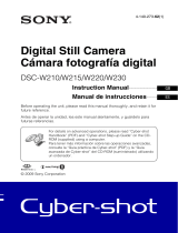 Sony CYBER-SHOT DSC-W210 Manual de usuario