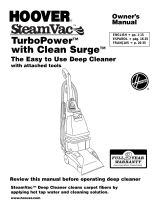 Hoover STEAMVAC TURBOPOWER El manual del propietario