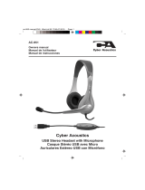 Cyber Acoustics AC-851B Manual de usuario