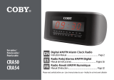 Coby CRA50BLK Manual de usuario