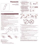 Panasonic Eyelash Curler Instrucciones de operación