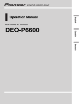 Pioneer DEQ-P6600 Manual de usuario