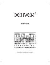 Denver CRP-514 Manual de usuario