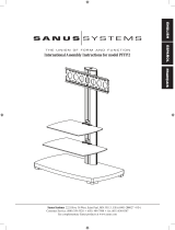 Sanus PLATINUM FURNITURE FLAT PANEL TV STAND-PFFP2 El manual del propietario