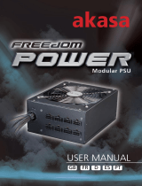 Akasa Freedom Power 1000W Manual de usuario