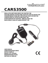Velleman Car Adapter Manual de usuario