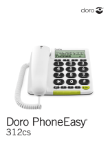 Doro PhoneEasy 312cs Manual de usuario