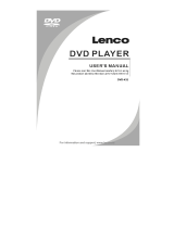 Lenco DVD-432 El manual del propietario