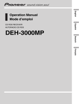 Pioneer DEH-3000MP Manual de usuario