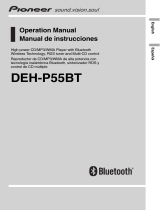 Pioneer DEH-P55BT Manual de usuario
