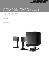 Bose Companion 3 Series II Manual de usuario
