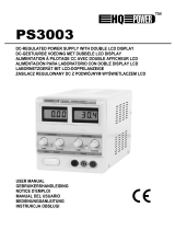 Velleman PS3003 Manual de usuario