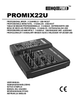 Velleman PROMIX22U Manual de usuario
