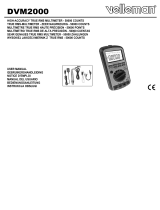 Velleman DVM2000 Manual de usuario