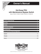 Tripp Lite Hot-Swap PDUs El manual del propietario