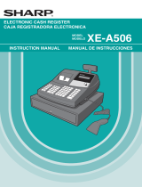 Sharp XEA-506 Manual de usuario