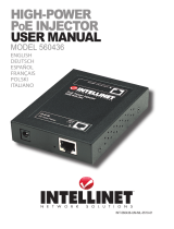 Intellinet 1-Port High-Power PoE Injector Manual de usuario