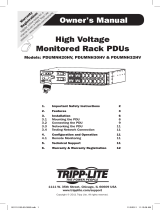 Tripp Lite High Voltage Monitored Rackmount PDU El manual del propietario