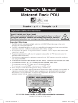 Tripp Lite PDUMH30 Metered PDU El manual del propietario