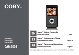 Coby CAM4505BLK Manual de usuario