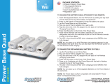 DreamGEAR Power Base Quad for Wii Guía del usuario