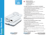 DreamGEAR Power Base Dual for Wii Guía del usuario