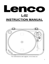 Lenco L-82 El manual del propietario