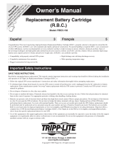 Tripp Lite RBC5-192 Replacement Battery Cartridge El manual del propietario