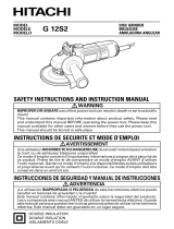 Hitachi G12S2 Manual de usuario