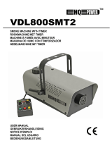 HQ-Power Smoke machine with timer 700W Manual de usuario