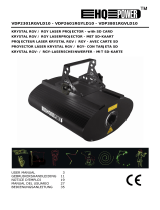 HQ Power Krystal RGV380 RGV laser projector Especificación
