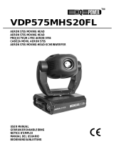 HQ Power AERON 575S moving head Manual de usuario