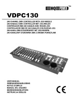 HQ-Power 240-channel DMX controller with jog wheels Manual de usuario