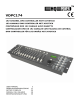 HQ Power 192-channel DMX controller with joystick Especificación