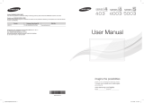 Samsung UN22D5003BF Manual de usuario