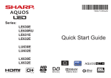 Sharp LC-32LE631E Manual de usuario