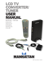 Manhattan LCD TV Converter/Tuner Manual de usuario