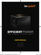 BE QUIET! Efficient Power F1 500W Manual de usuario