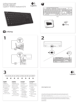 Logitech WIRELESS KEYBOARD K350 Manual de usuario