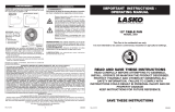 Lasko 2501 Manual de usuario