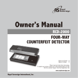 Royal Sovereign RCD-2000 Manual de usuario