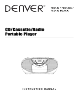 Denver TCD-33 Manual de usuario
