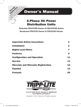 Tripp Lite High Voltage 3-Phase PDU El manual del propietario