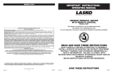 Lasko Products 5165 Manual de usuario